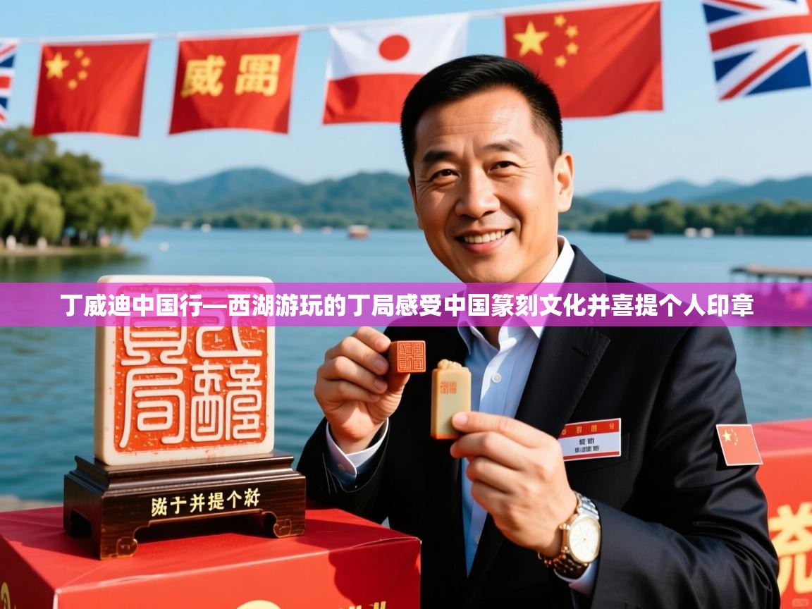 2025华体会体育网站赞助国米丁威迪中国行—西湖游玩的丁局感受中国篆刻文化并喜提个人印章 第1张