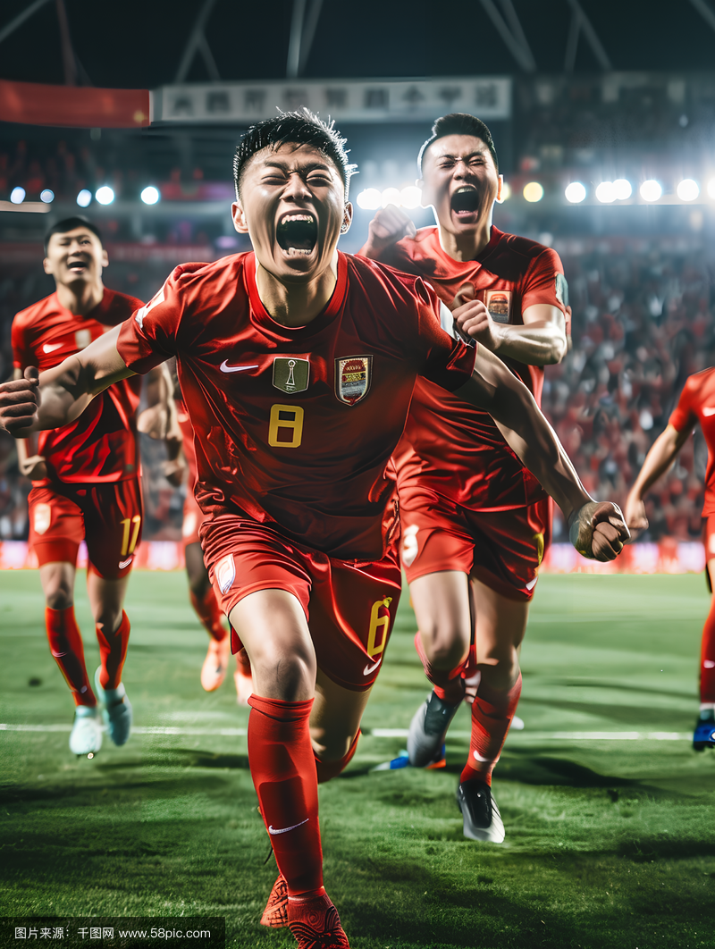 包含国内足球比赛中球员全力拼搏，赛场激情的词条