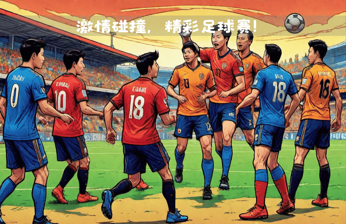 包含国内足球比赛中球员全力拼搏，赛场激情的词条